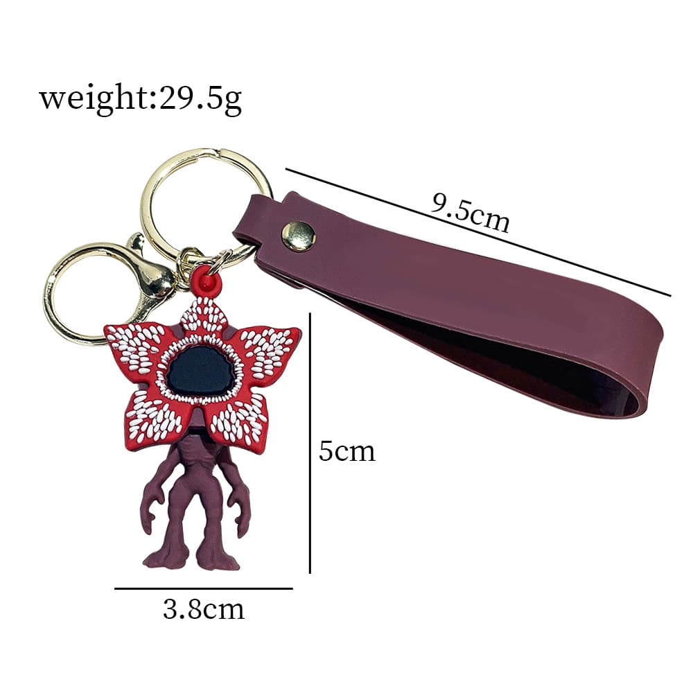 Stranger Things Keychain Eleven Dustin Eddie Munson Figure Pendant