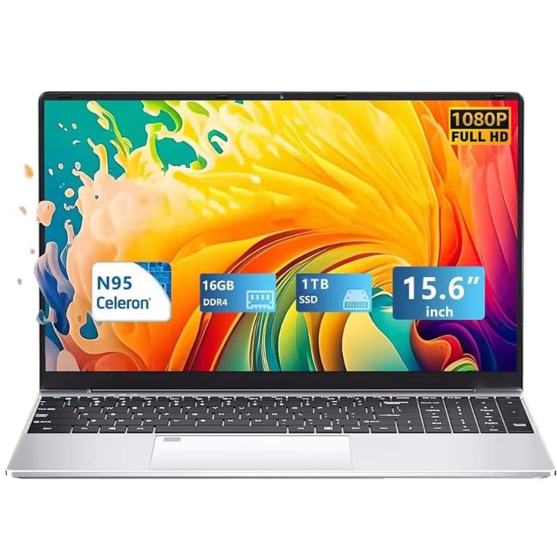 In Stock 15.6-inch FHD IPS Computer Laptop N95 Narrow Bezel HD with Backlight