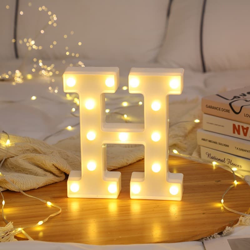 Alphabet LED Letter Lights Romantic Decoration for Birthday, Adult Confession, Wedding, Proposal Setup