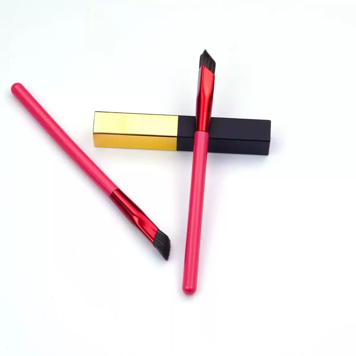 Trending Natural Brow Brush Multi-Functional Square Concealer Brush Angled Brow Brush Hairline Single Brush Portable