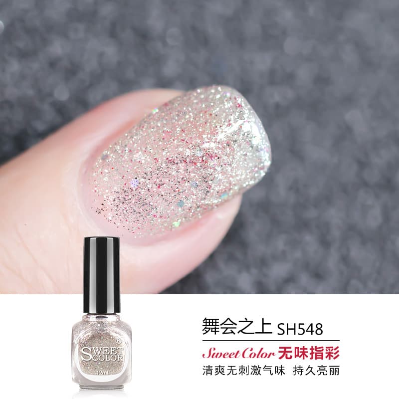 Selected Nail Polish 2025 Autumn/Winter New Arrival, No-Bake Quick-Dry Long-Lasting Odorless Glitter Burst Formaldehyde-Free Drop Shipping Nail Art
