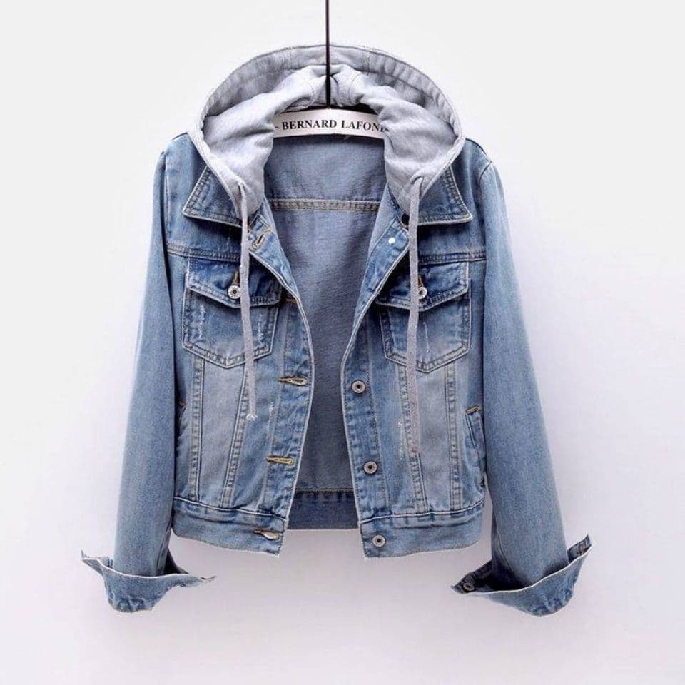 Women's denim short jacket, short style, Korean style, new spring and autumn, long-sleeved, slim fit, hooded jacket, versatile student top