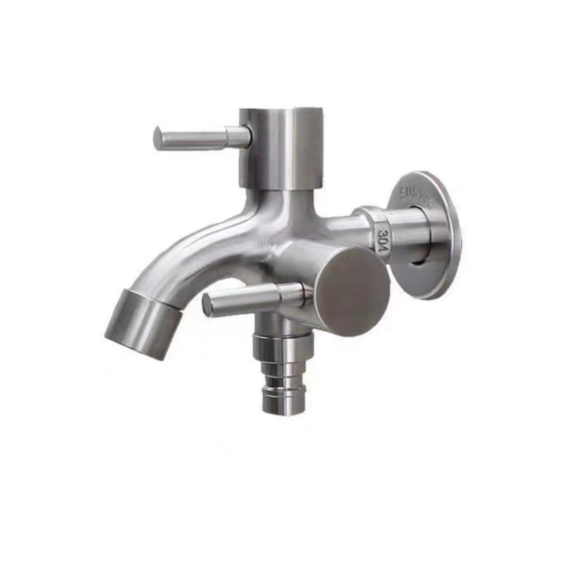Factory Wholesale Multi-Function Washing Machine Faucet, One-In-Two-Out Dual Use, Quick-Open for Washing Machines