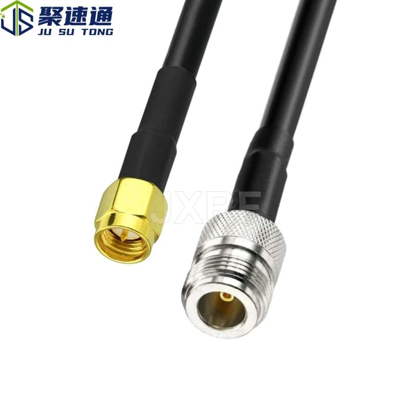 Coaxial RF Cable Assembly SMA Male to N Female Antenna Extension Cable 50-3/RG58 Feeder Signal Cable