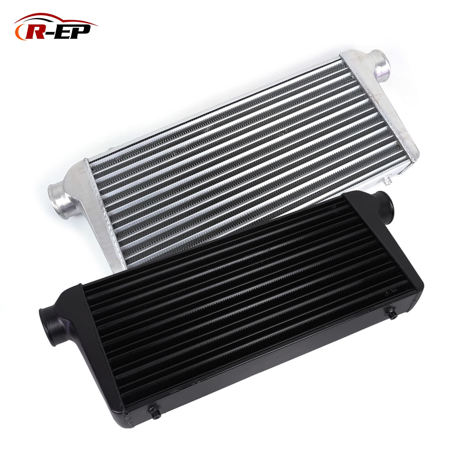 Auto Aluminum Tube Intercooler Radiator 600x300x76mm Universal Turbo Modification Intake Cooler