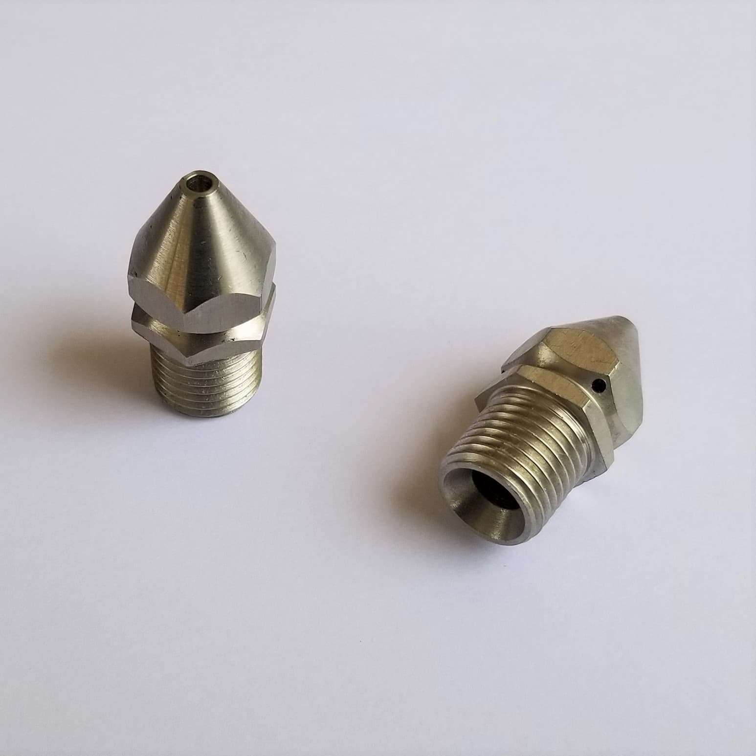 High-pressure pipe cleaning nozzles, external thread pipe cleaning and unclogging nozzles, water rat cleaning nozzles