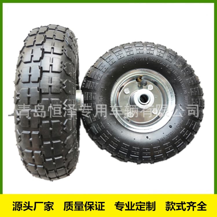 10-inch pneumatic wheels, pneumatic wheels, 350-4 rubber wheels, 10-inch pneumatic casters