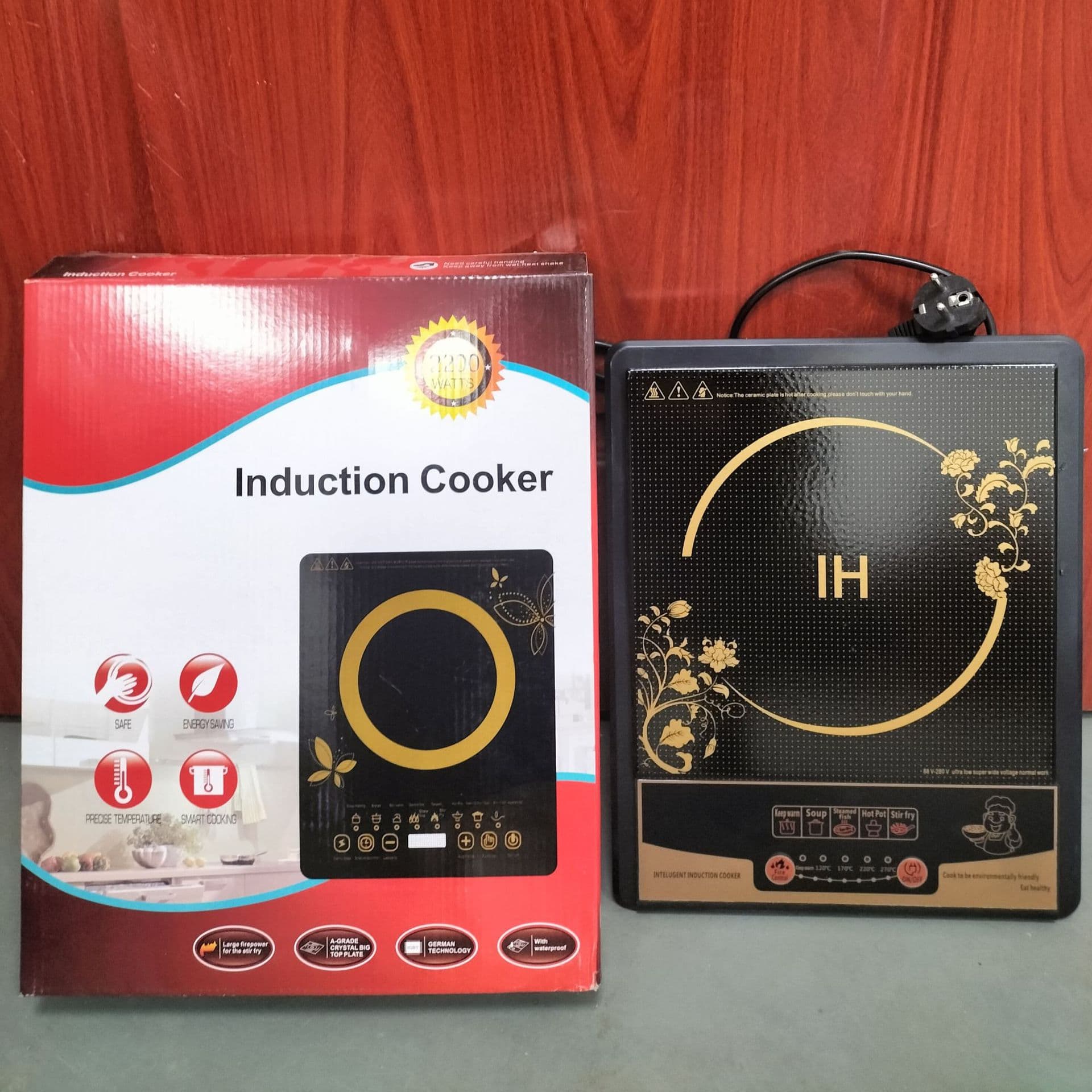 Export cross-border high-power infrared electric ceramic stove home use stir-fry multifunctional cooking touch induction cooker manufacturer wholesale
