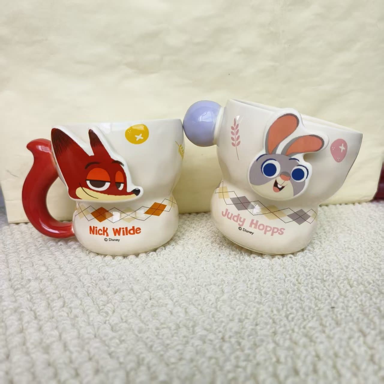 Disney Genuine Zootopia Ceramic Mug Home Breakfast Cup Milk Cup Office Coffee Cup New