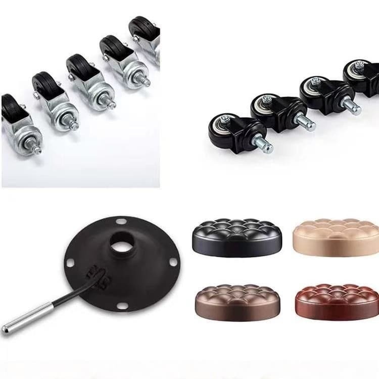 Barber Chair Beauty Stool, Salon Stool, Barber Chair Accessories, Seat Surface, Lift Rod, Gas Cylinder, Swivel Chair Casters
