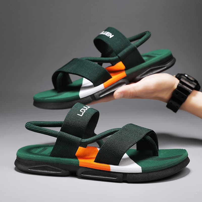 Fujian Manufacturer Cross-border 2025 New Men's Sandals Outdoor Non-slip Slippers Summer Casual Beach Sandals