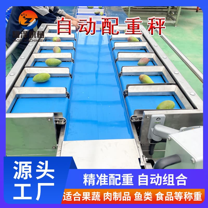 Yaoze Multi-Station Counterweight Combination Scale, Salmon Slice Quantitative Counterweight Scale, 12-Station Vegetable Quantitative Counterweight Machine