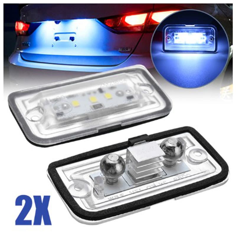 Compatible with Mercedes-Benz W209 C209 A209L W203/R230 CLK C-Class SLR LED License Plate Light
