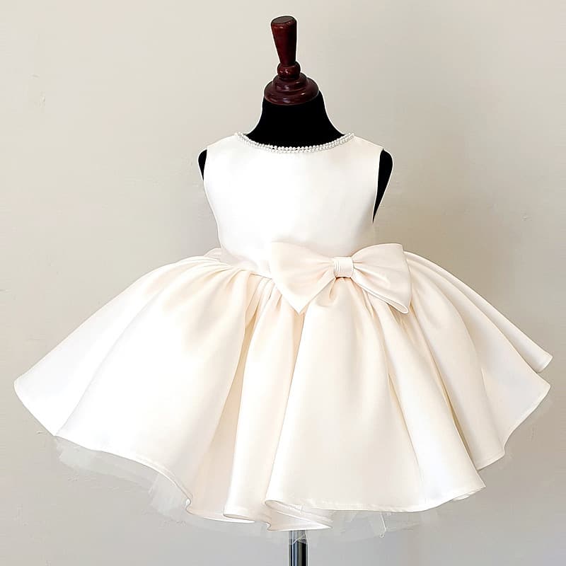 Children's Formal Dress Luxury Unique Flower Girl Wedding Princess Dress Girls Daily Birthday Party Cotton Dress