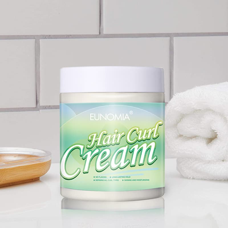 HAIR CURL CREAM Curl Defining Cream for Moisture, Hold, and Frizz Control, Perm Care, Smooth Hair, Cross-Border Supply