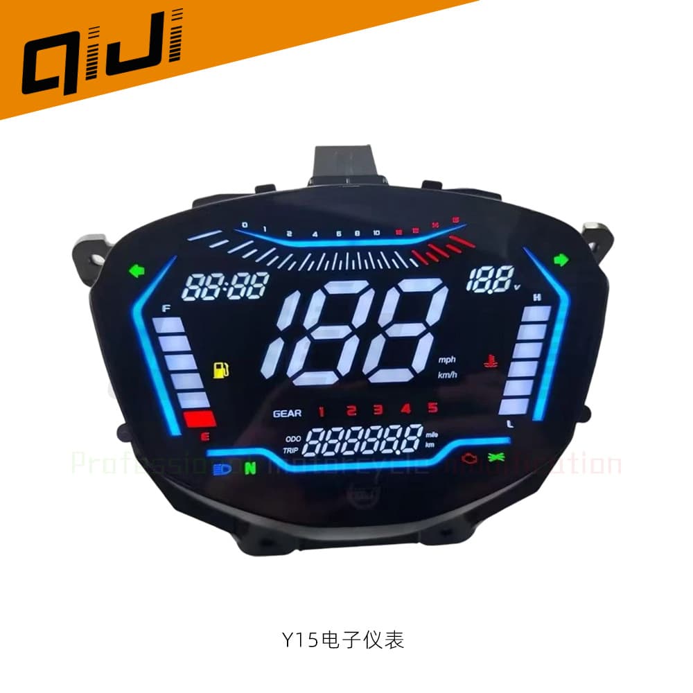 Cross-border Yamaha Y15, Y15ZR V2 Electronic Instrument Motorcycle Digital Speedometer 19-25 Model