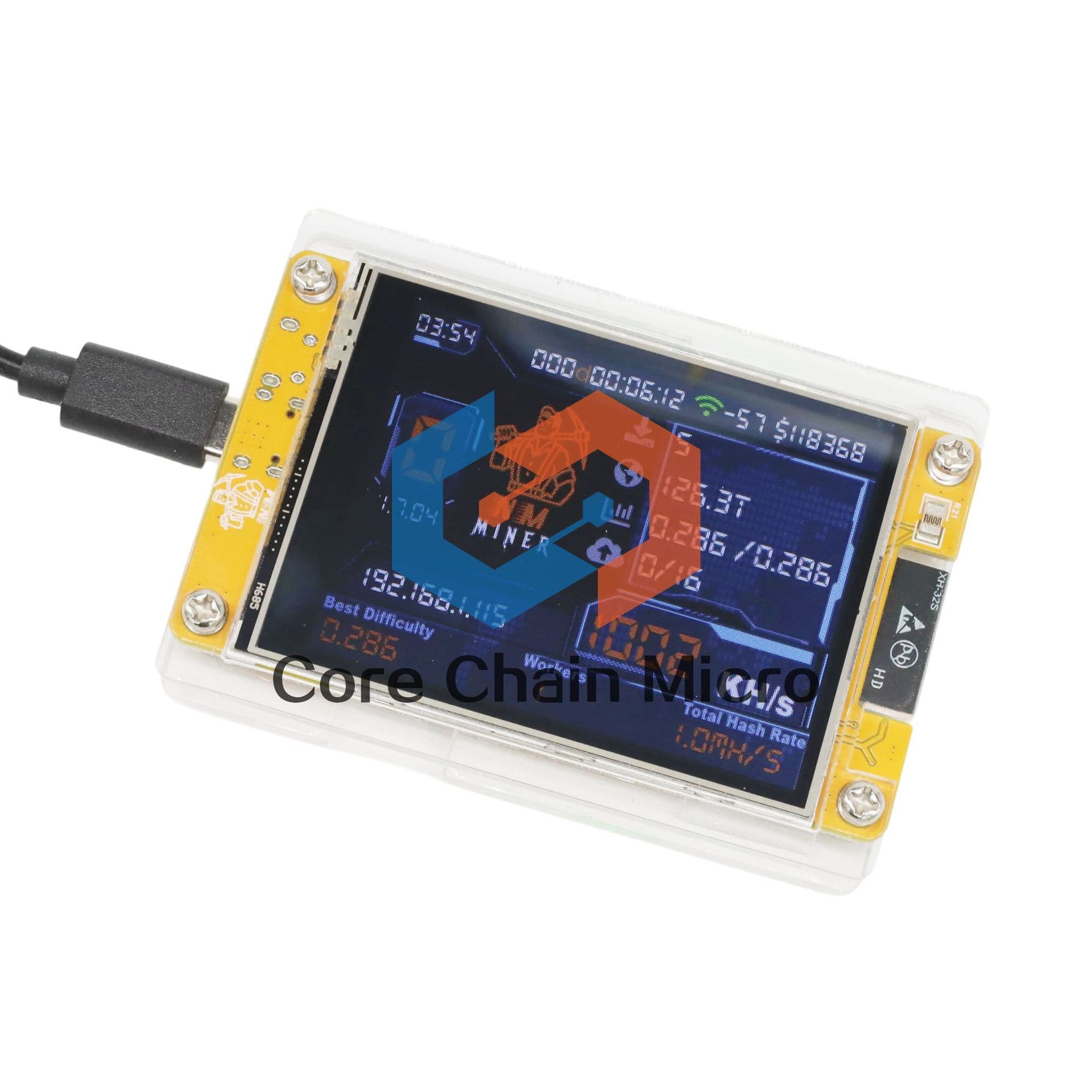 2.8-inch Lotto Machine NM Miner High Hash Rate 1W Power Consumption 1010KH/S Hash Rate Top Choice for Export