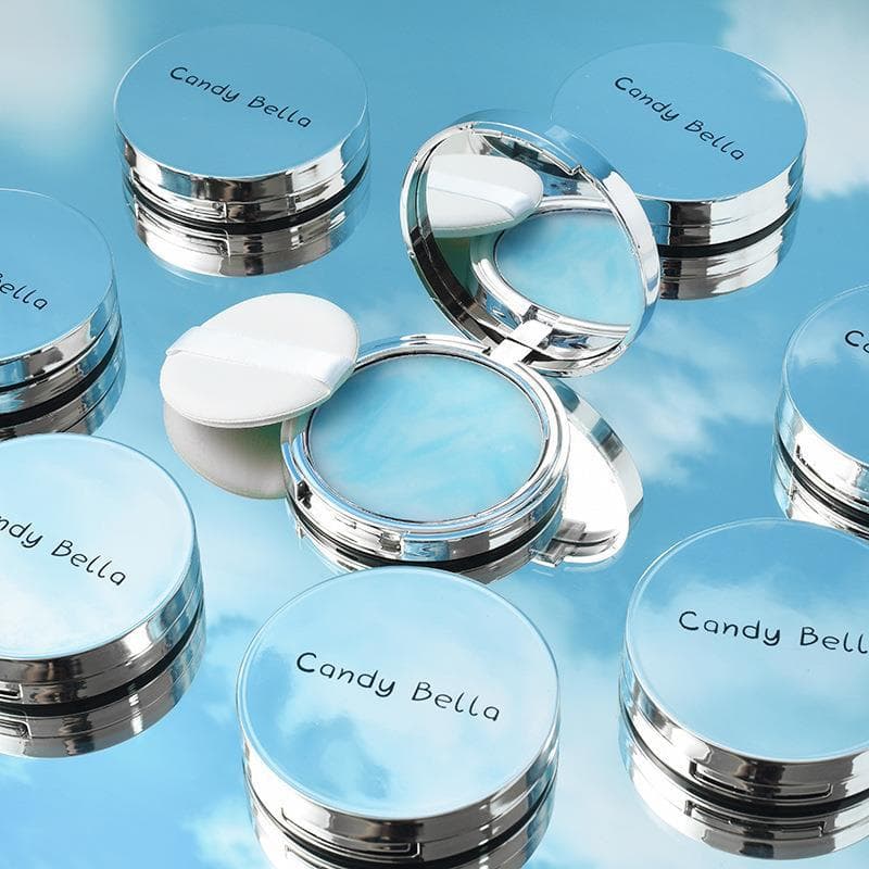 Cross-border CandyBella Clear Sky Cloud Oil-Control Setting Powderless Powder Cake Frozen Fine Skin-Friendly Natural Bare Makeup Long-Lasting