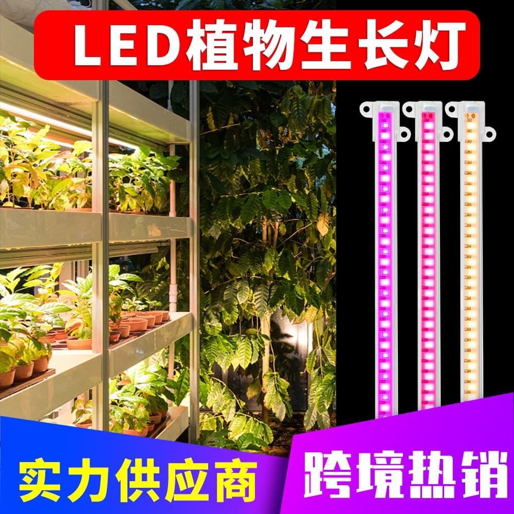 Amazon LED plant growth light tube, timer potted plant light, smart remote control, dual-function cabinet light, seedling light