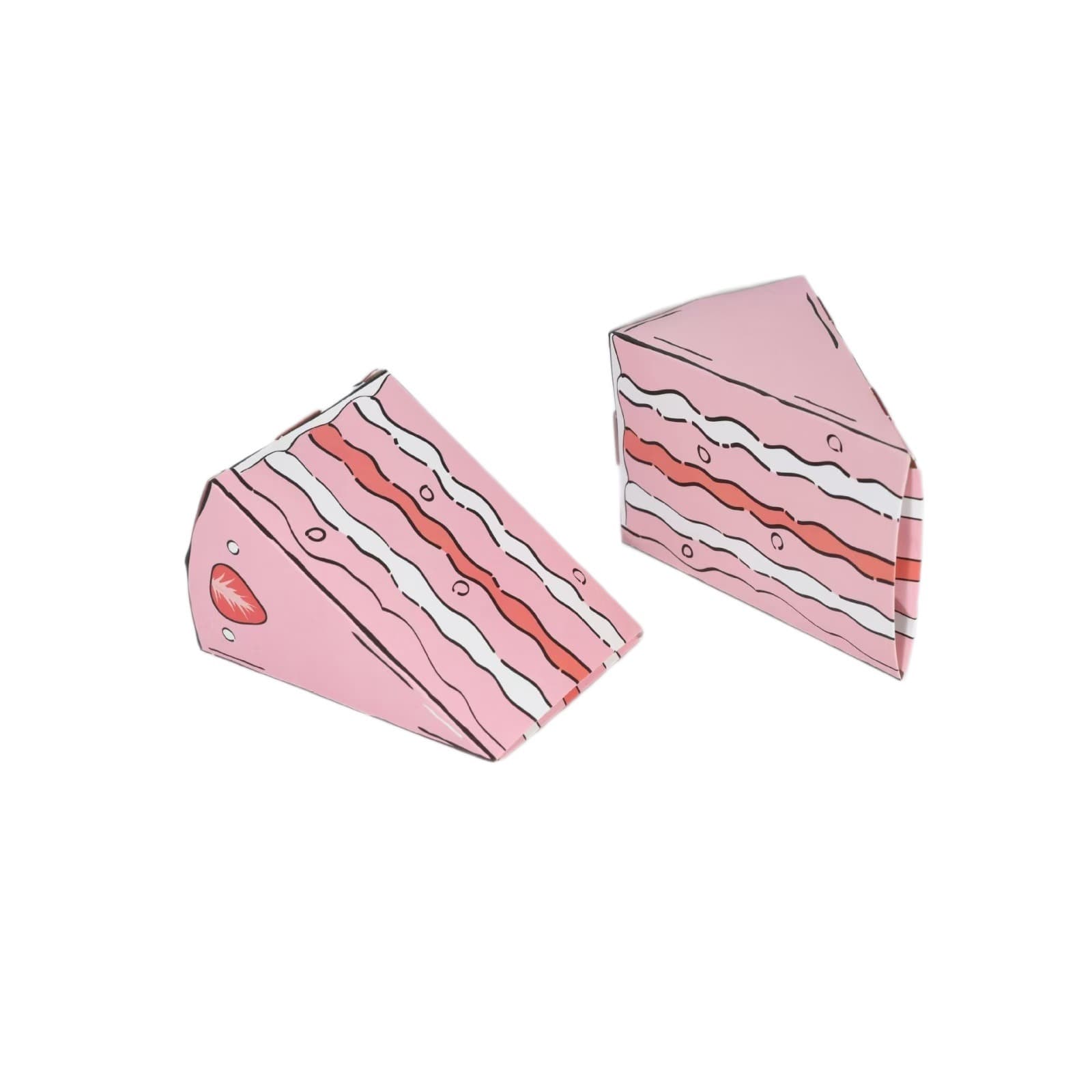 Custom Cake Box Surprise Blind Box Birthday Triangular Box Caiyuan Brand Blind Box Poke Box Paper