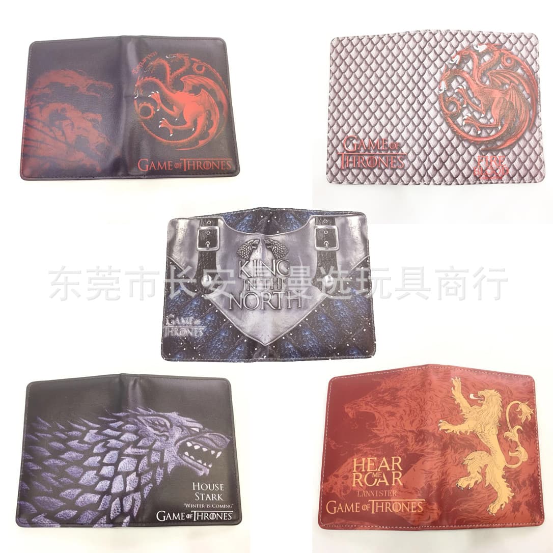 Classic TV Series Game of Thrones Merchandise Unisex Bi-fold ID Card Holder