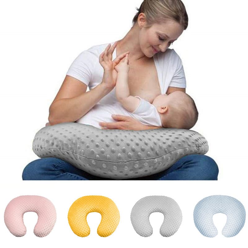 Cross-border Bean Velvet Nursing Pillow Breastfeeding Support Cushion for Baby Sitting Feeding Wrap-around Style