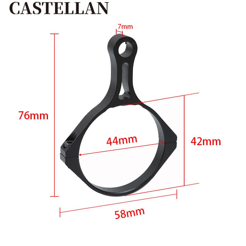 44mm diameter adjustment ring metal adjustment ring clamp aluminum alloy accessories tactical scope bracket