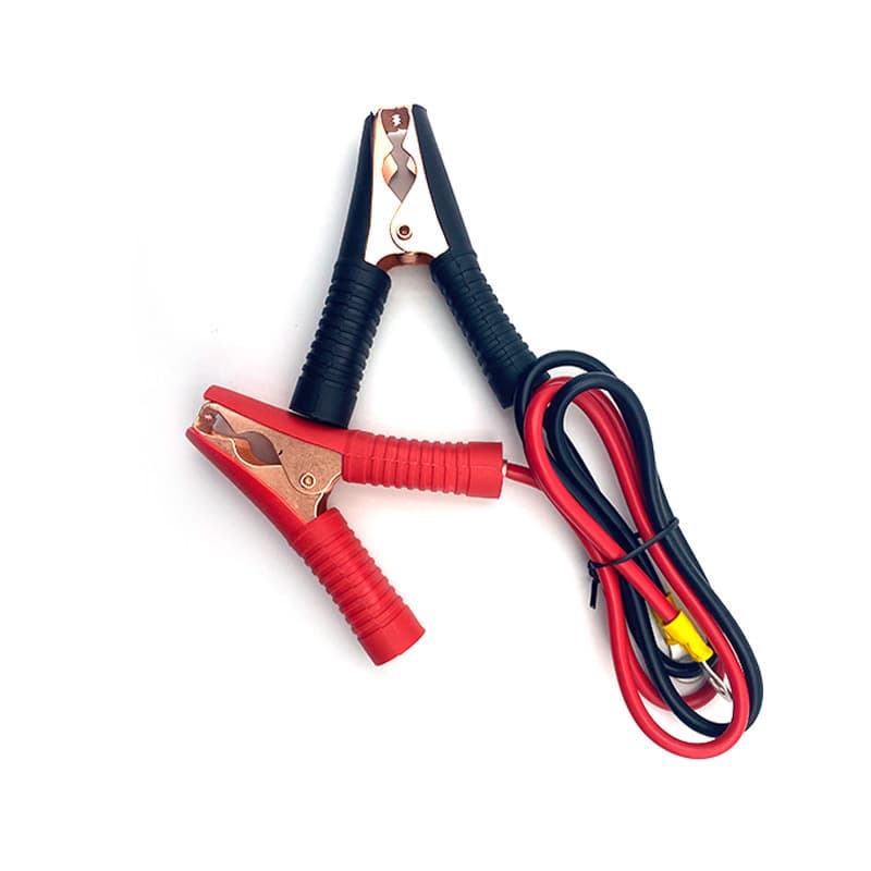 6 Gauge Red and Black Clamp Wires for Car Inverter Starter Power, Pure Copper High-Frequency Alligator Clips, Factory Supply and Processing