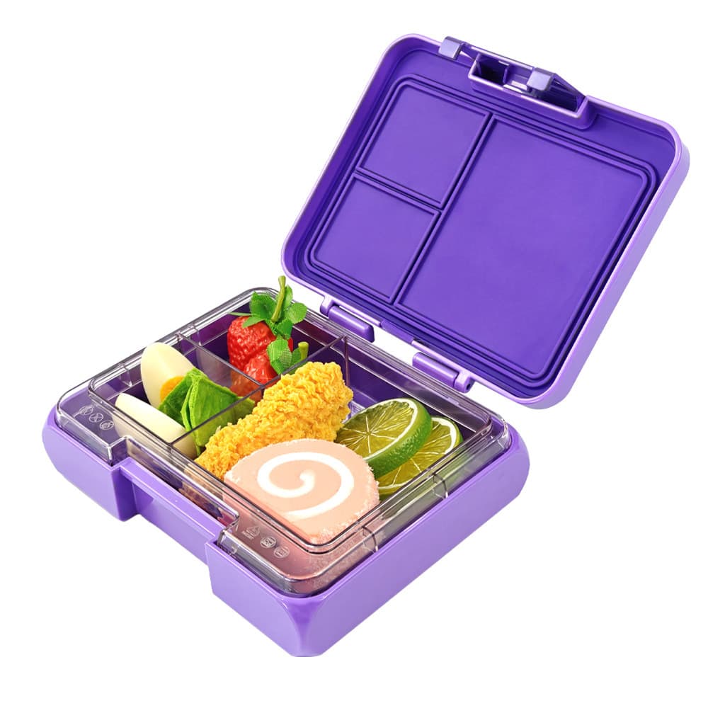 Factory Supply Compartment Salad Box Plastic Lunch Box for Office Workers and Students, Home Use Sealed Leak-Proof Fresh-Keeping Container