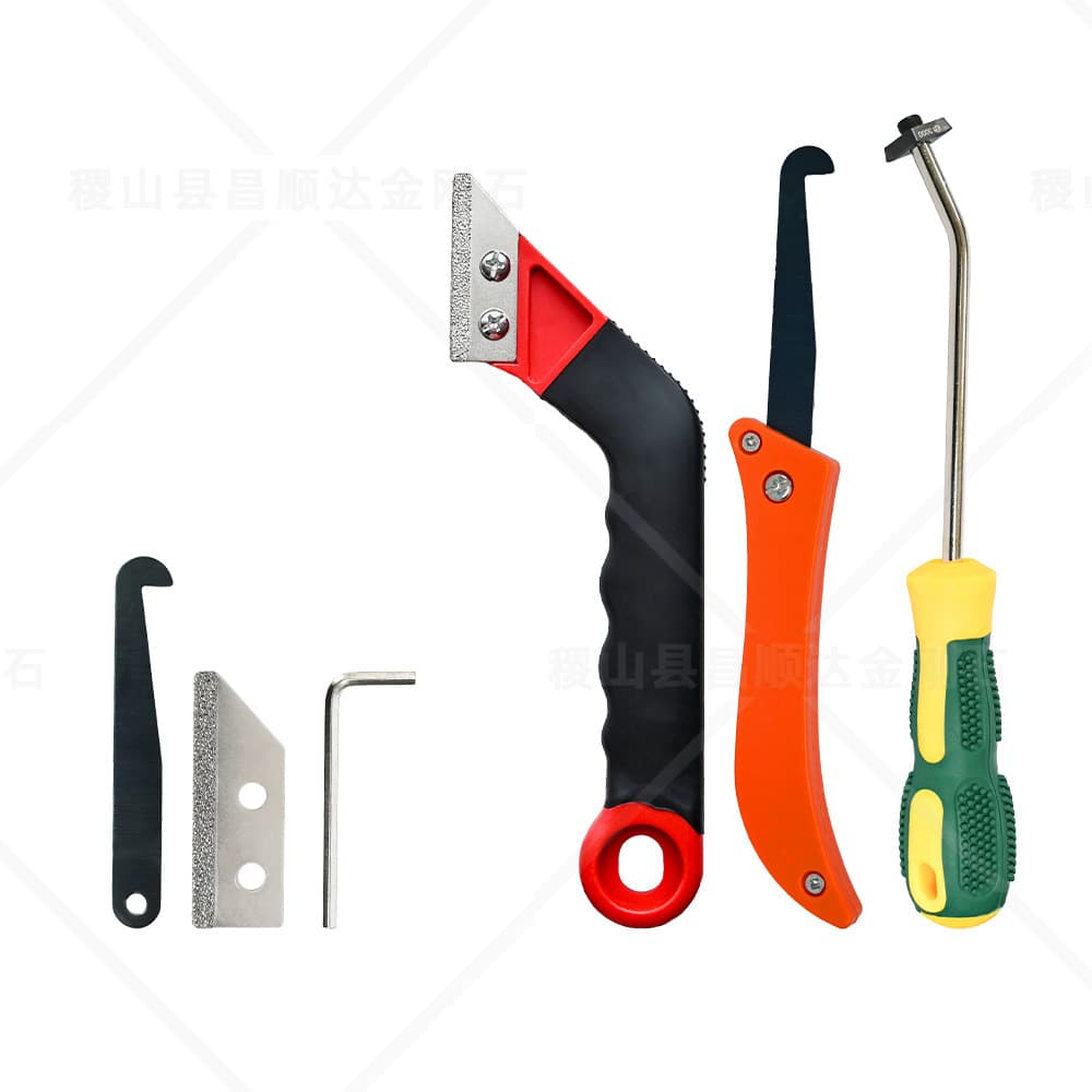 Gap Cleaning Kit 6pc Tile Gap Cleaner Tool for Grout Removal, Home Use Caulking Scraper & Groove Cleaning Tool