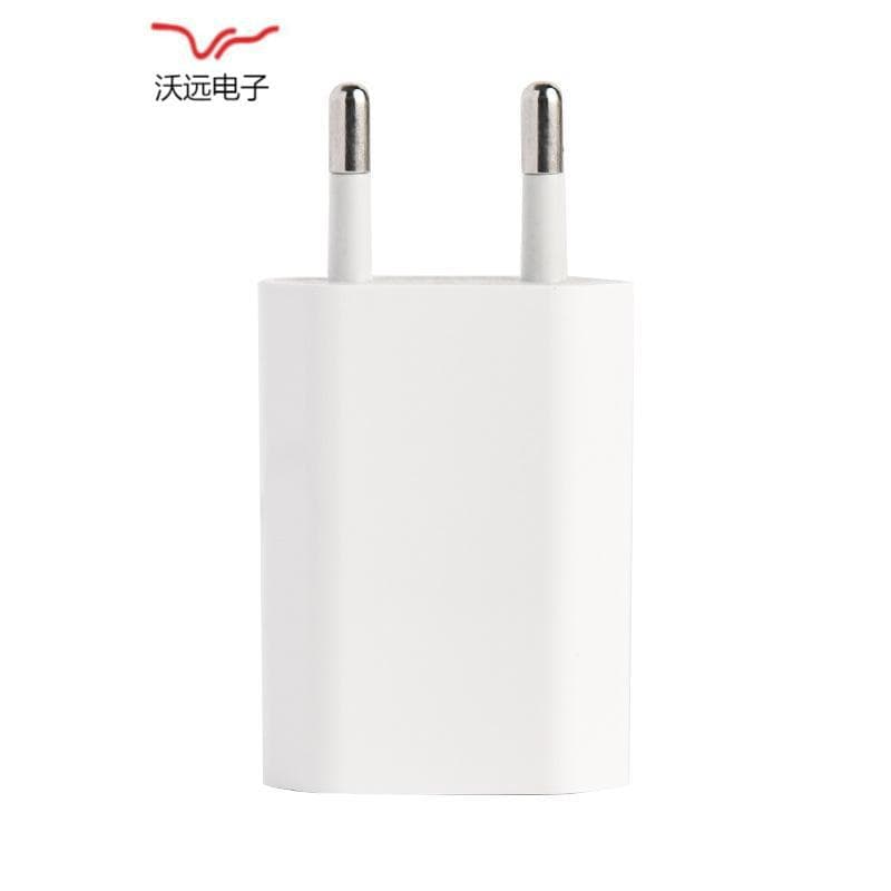 European standard PD5W charging head 5V1A European charger, USB single-port charging head, suitable for Apple phones