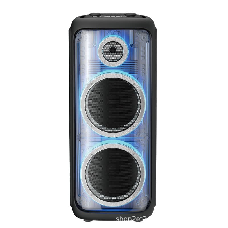 Factory Direct Mecha Style Dual 10-Inch High-Power 100W Bluetooth Speaker Wireless Portable Outdoor Party Sound