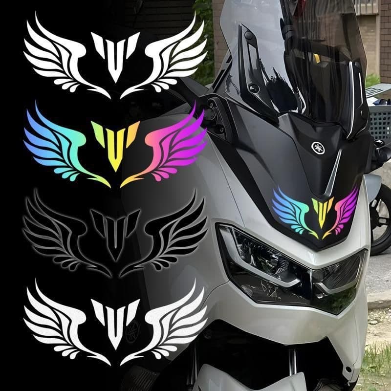 For Yamaha XMAX300 NMAX155 Front Decal Motorcycle Windshield Sticker Custom Style A24