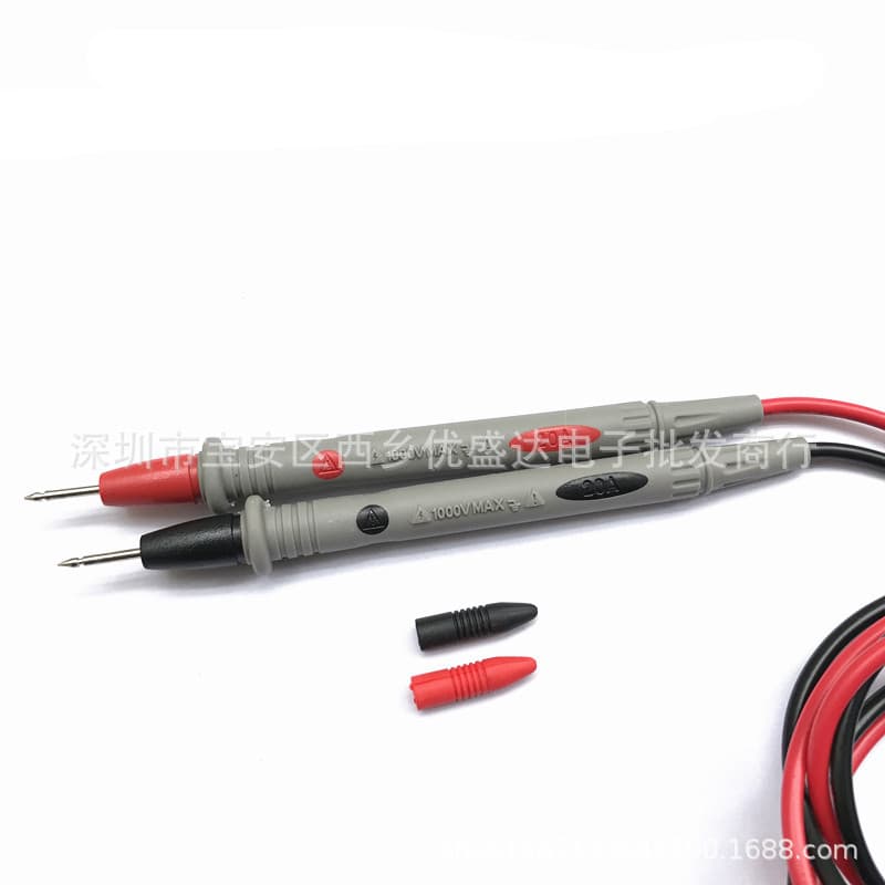 Digital Multimeter Test Leads 1000V 20A Probe Wire Universal Silicone Test Probes