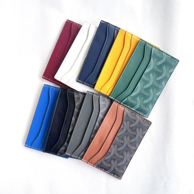 In Stock Korean Style Dog Tooth Card Holder Unisex Card Case Dog Tooth Canvas Wallet Cardholder Coin Purse Cross-Border