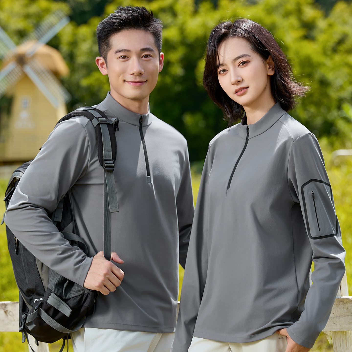 Customization Supported! Unisex Pure Cotton Base Shirt, Suitable for Workplace/Daily Wear, Soft and Breathable