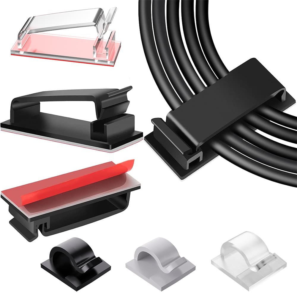 Factory Direct Outlet Cable Organizer, Non-Nail Self-Adhesive Portable Network Cable Clamp Wire Winder