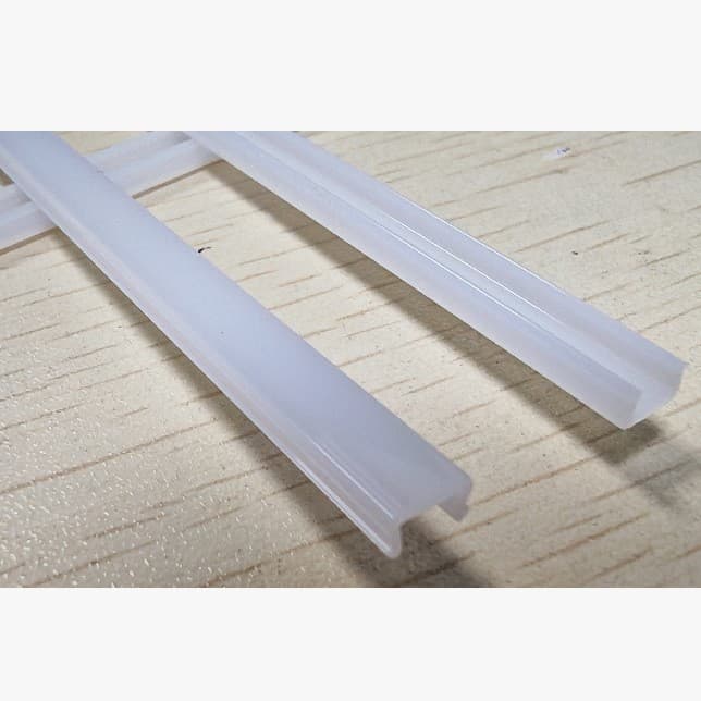 PC lampshade, milky white diffuser lampshade, aluminum profile plastic extrusion brightening translucent LED lighting lampshade