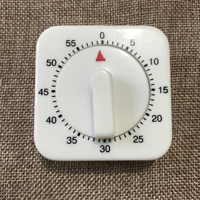 Kitchen Square Desk Timer 60-Minute Timer Reminder Mechanical Timer