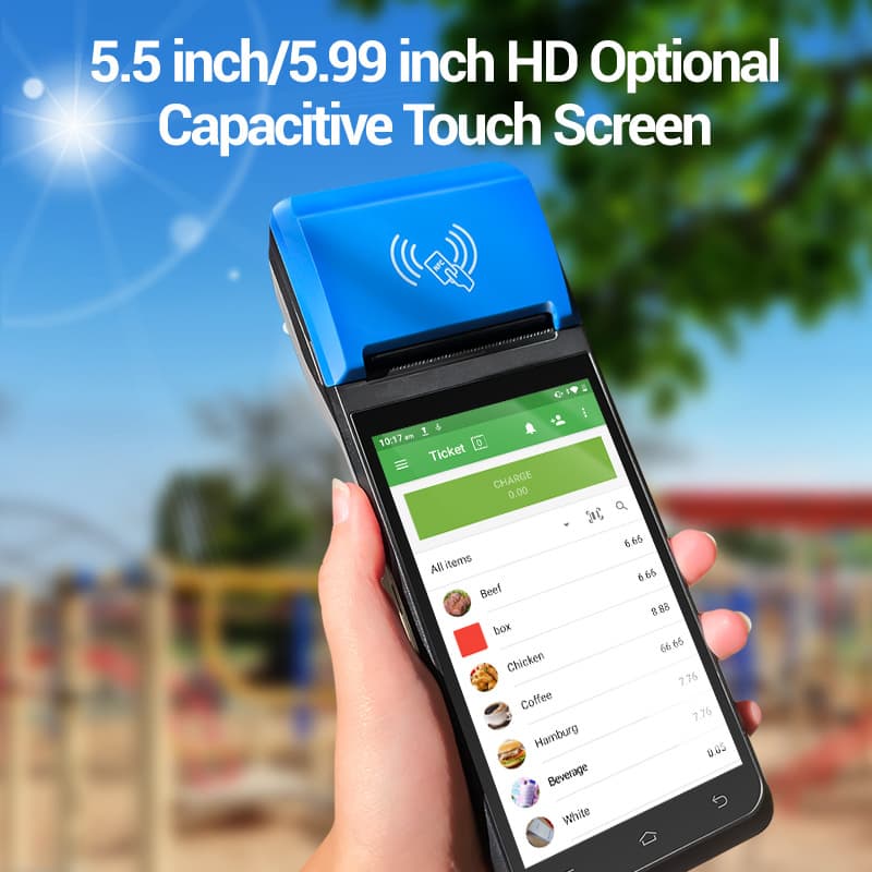 Fengyijie F1 Cross-border Android 12 Handheld Terminal with NFC, QR Scanning, and Printing (Export English Version)