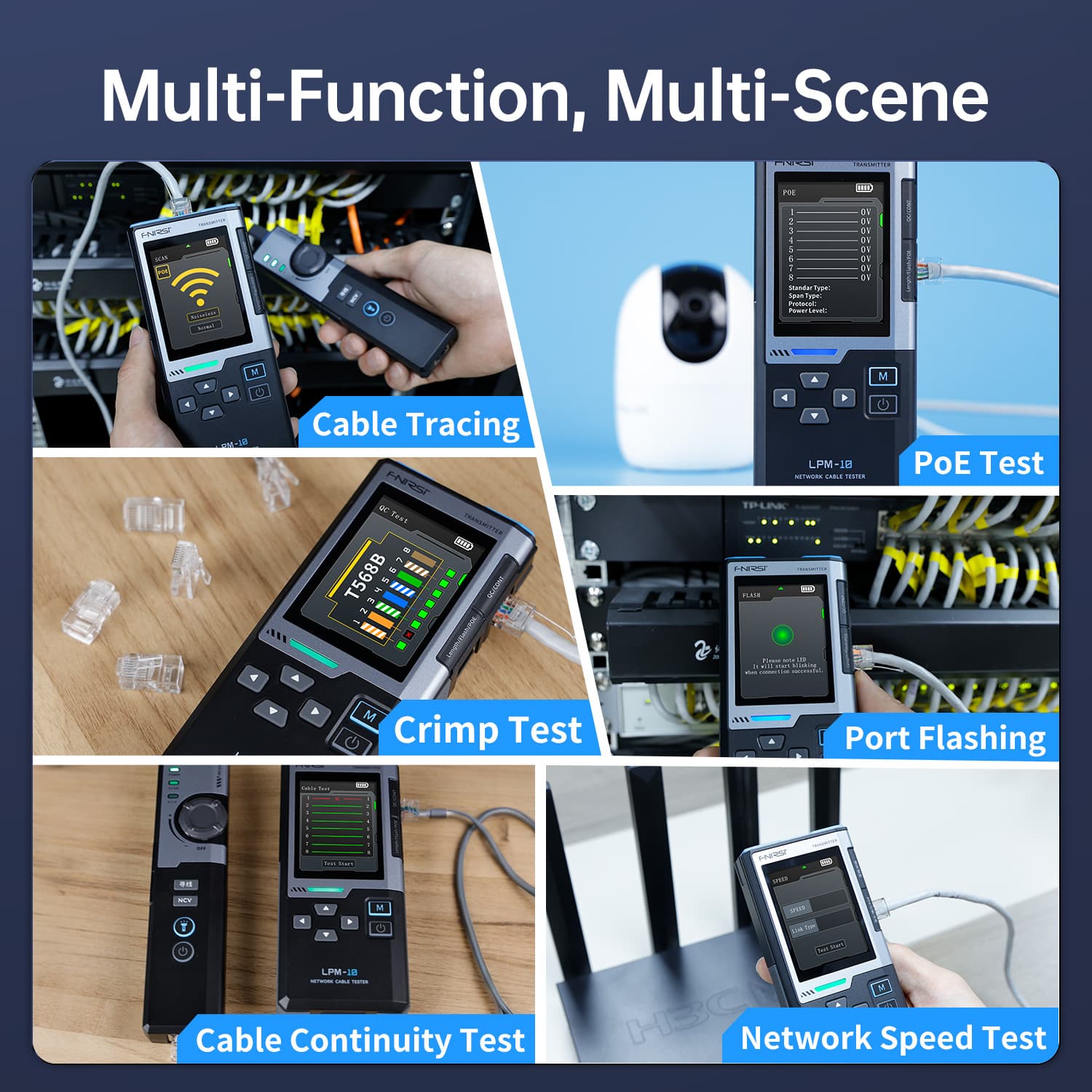 FNIRSI LPM-10A Multifunctional Network Cable Tracker