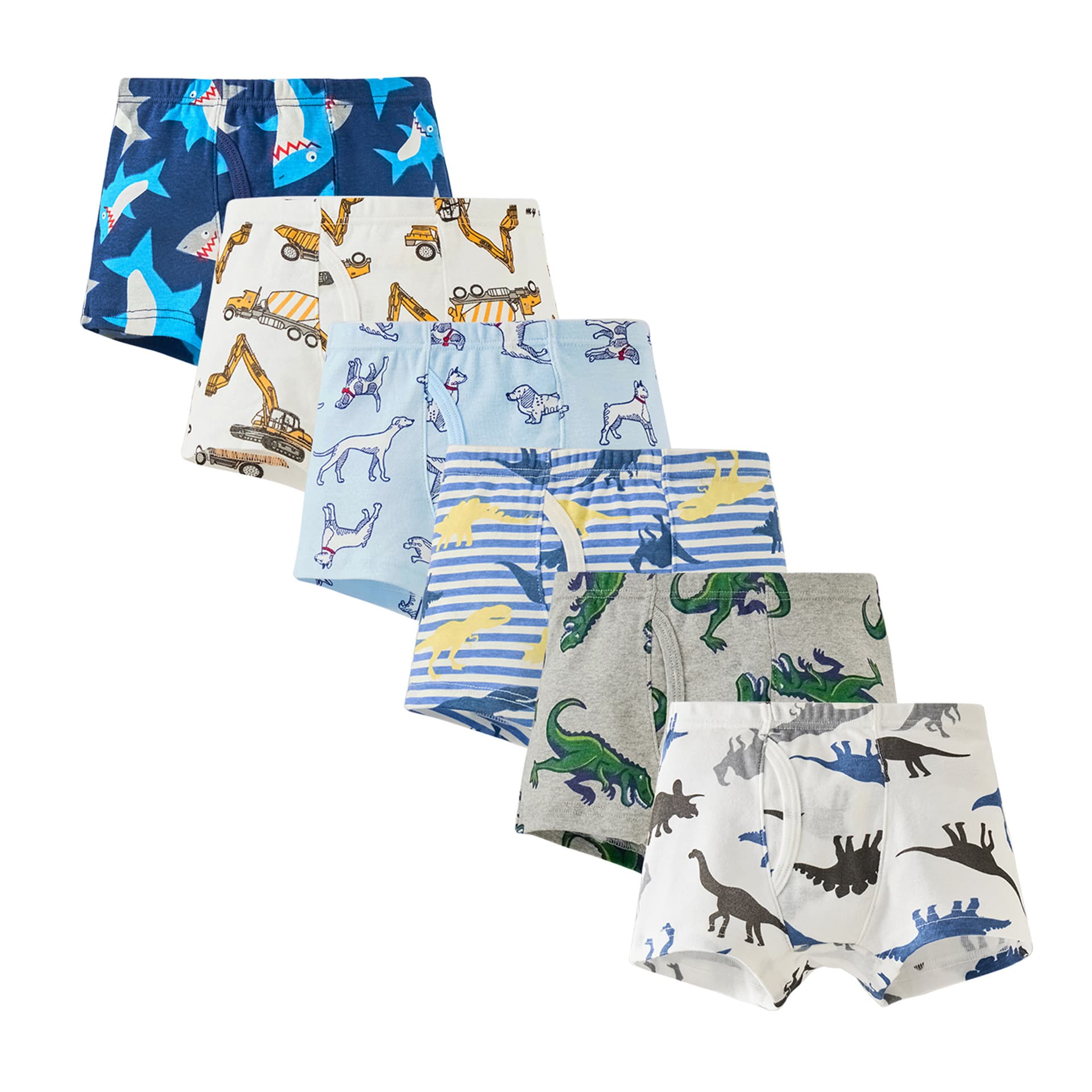 Boys' Cotton Briefs European and American Style Flat Angle Pants with Thread Four Corner Bottom Baby Short Pants Wholesale