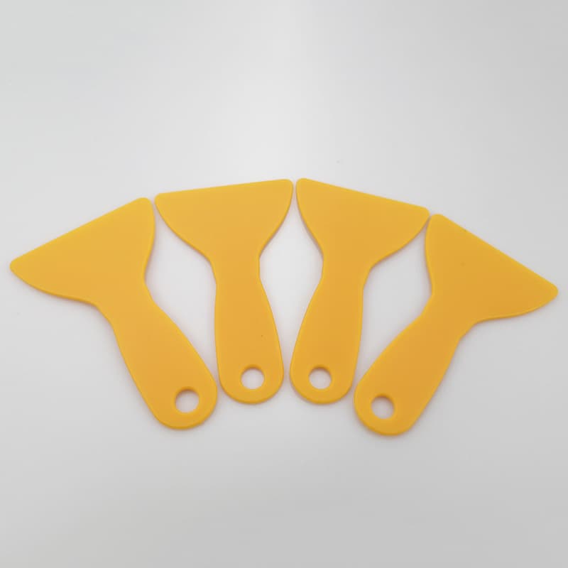 Car Film Tool Yellow Small Squeegee Car Wrap Squeegee Car Wash Tool Auto Detailing Shop Squeegee