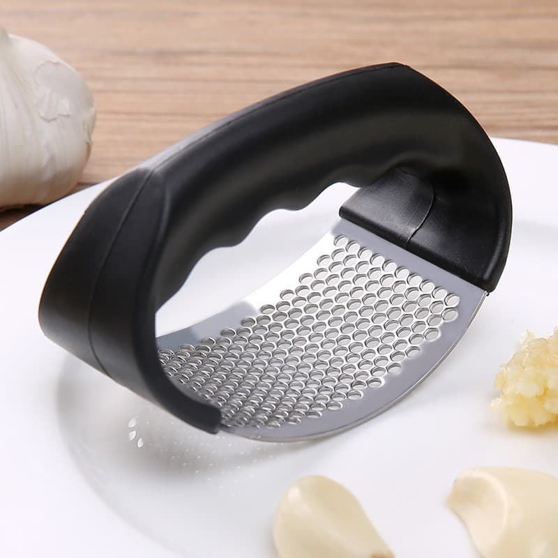 Stainless Steel Manual Garlic Press, Garlic Crusher for Home Use, Garlic Mincer, Garlic Masher, Garlic Chopper, Kitchen Tool