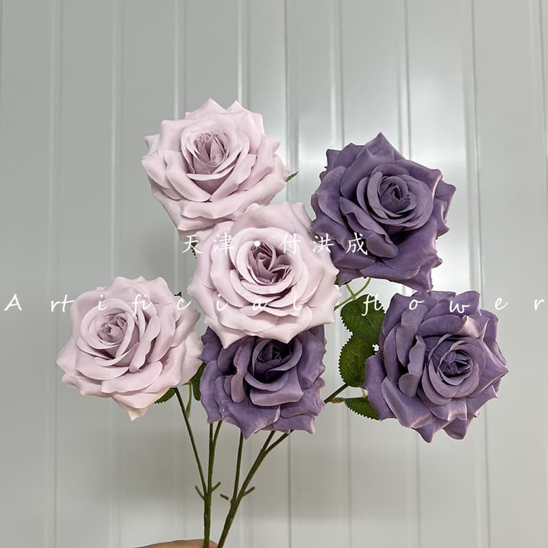 Trending Diamond Rose Artificial Flowers Premium Wedding Decoration Home Soft Furnishing Hotel Decoration Cross-border Waterfall Flower Wall