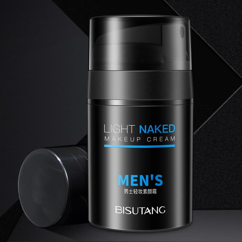 Bisutang Men's Light Makeup Cream 50gBB Cream Brightens Skin Lazy Cream Foundation Cosmetics Skin Care
