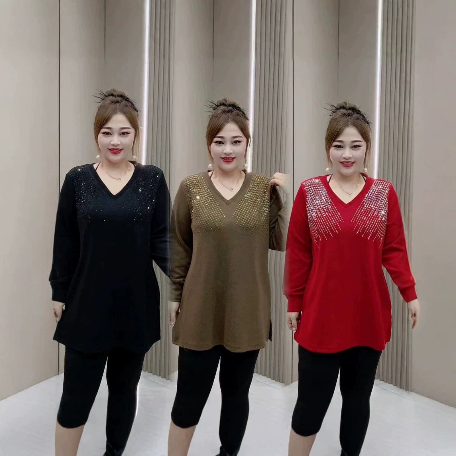 Cross-border foreign trade large-size autumn and winter flesh-covering long-sleeved bottoming Western-style shirts for middle-aged and elderly fashionable age-reducing mother's wear tops