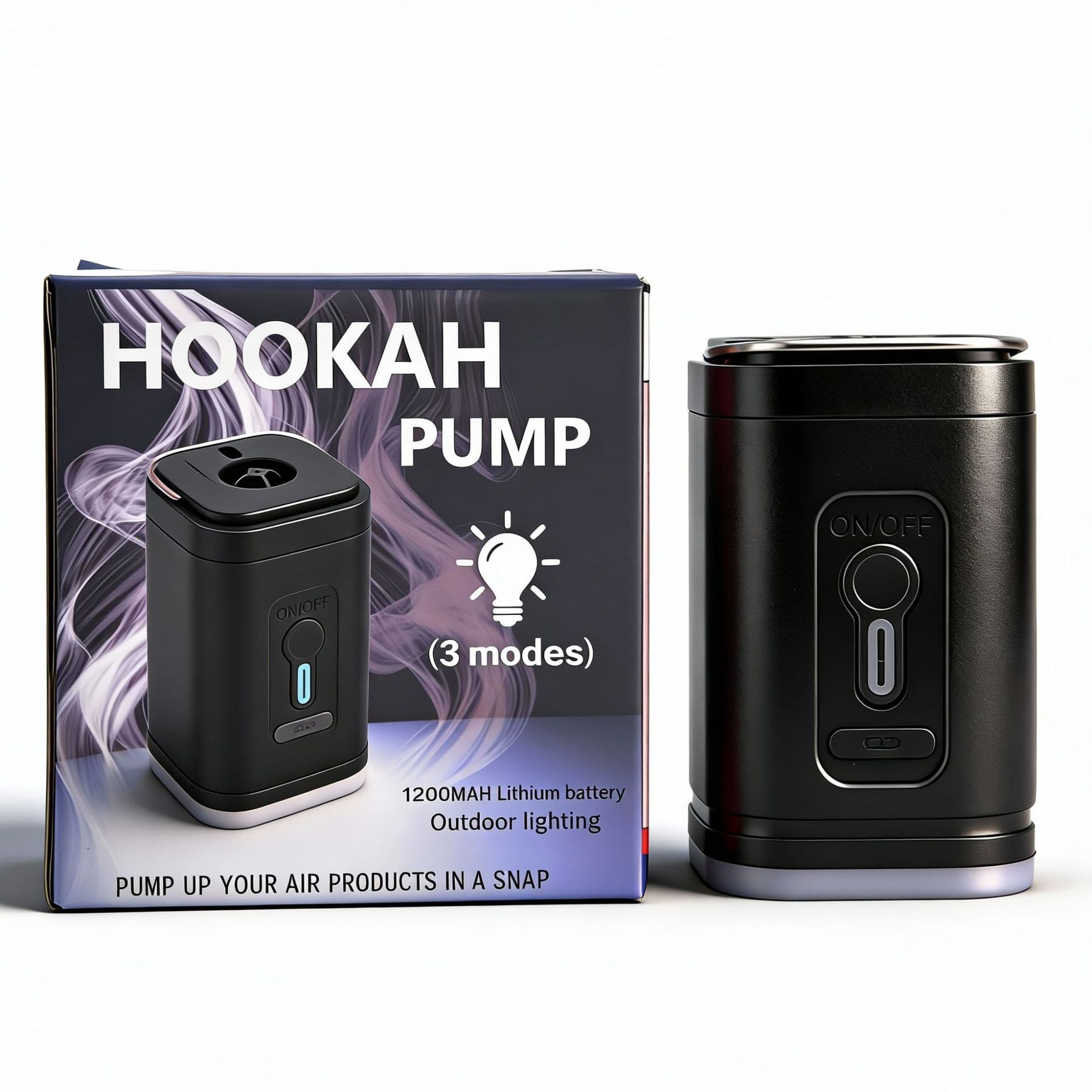 Arabic hookah bar smoke extractor set quick smoke with light hookah smoke pump hookah pump