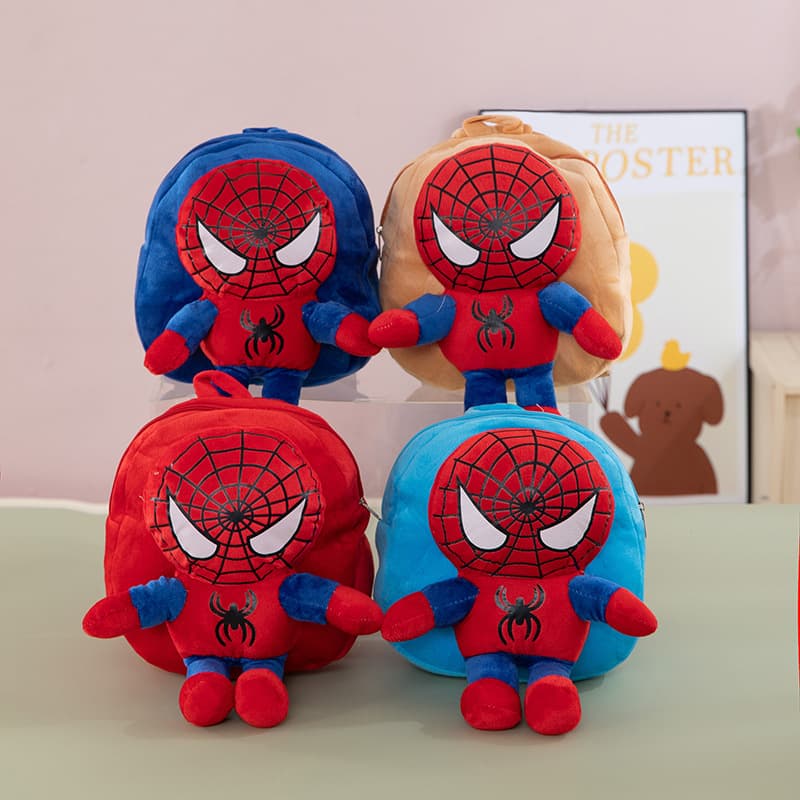 Kindergarten Backpack for Ages 1-6, Cute Cartoon Plush Mini Backpack for Boys and Girls, Korean Style