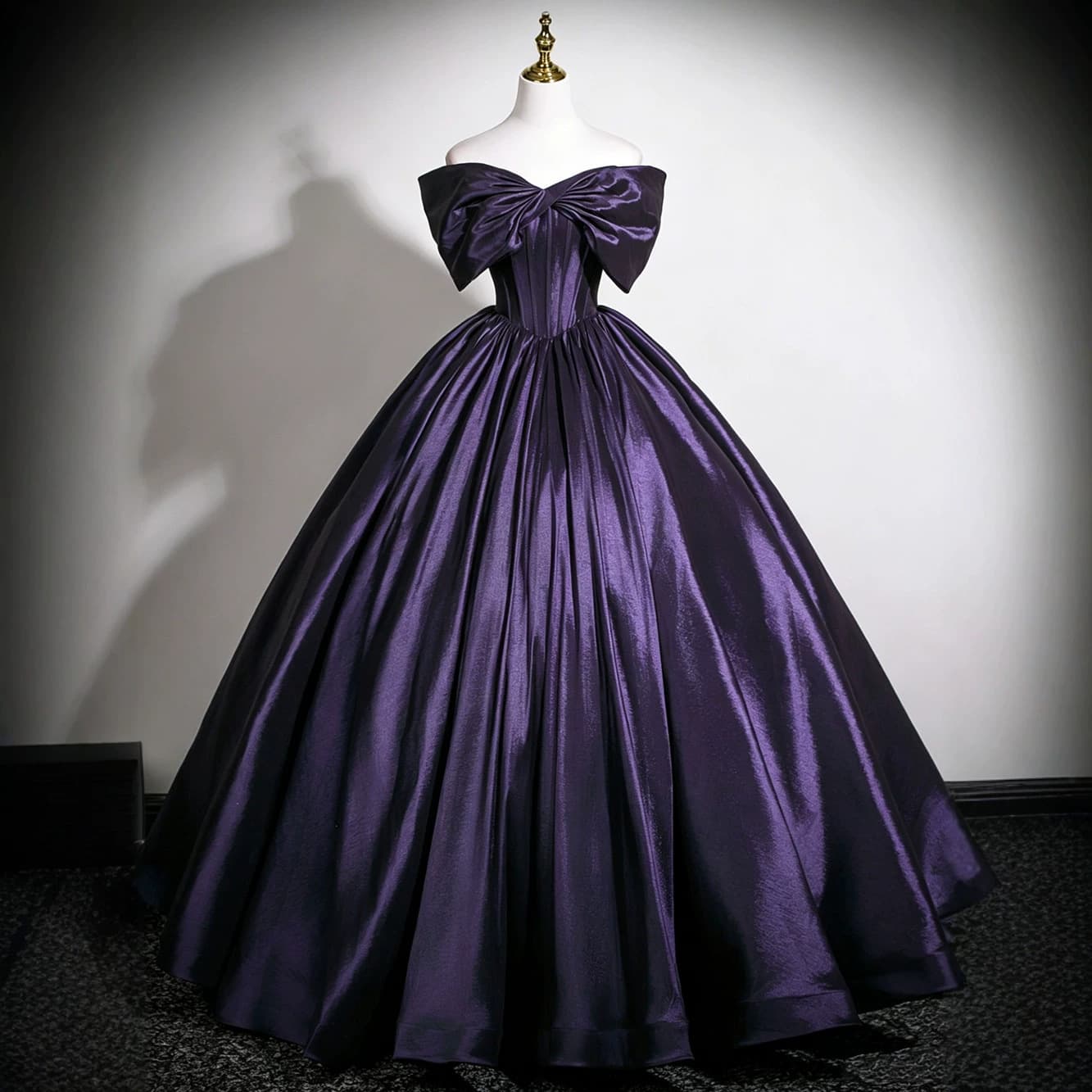 Evening dress one-shoulder high-end music student student art exam tutu skirt host high-end solo dress female